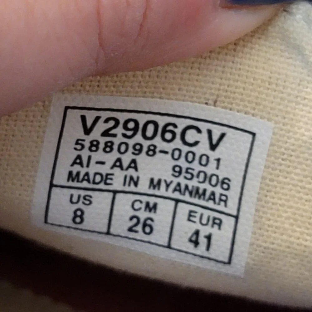 Vans Men’s Size 8 Blue Canvas Boat Shoe Sneakers V2906CV EU 41 Excellent